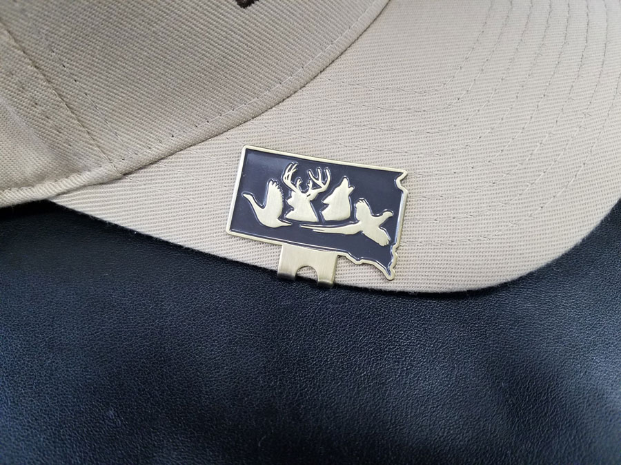 South Dakota Hat Clip